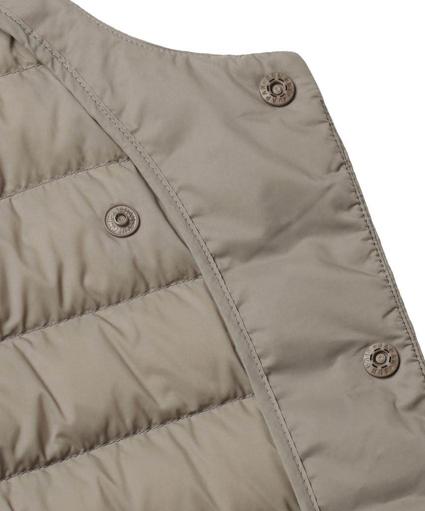 Musinsa Standard Transform Round Neck Light Down Jacket [Beige]