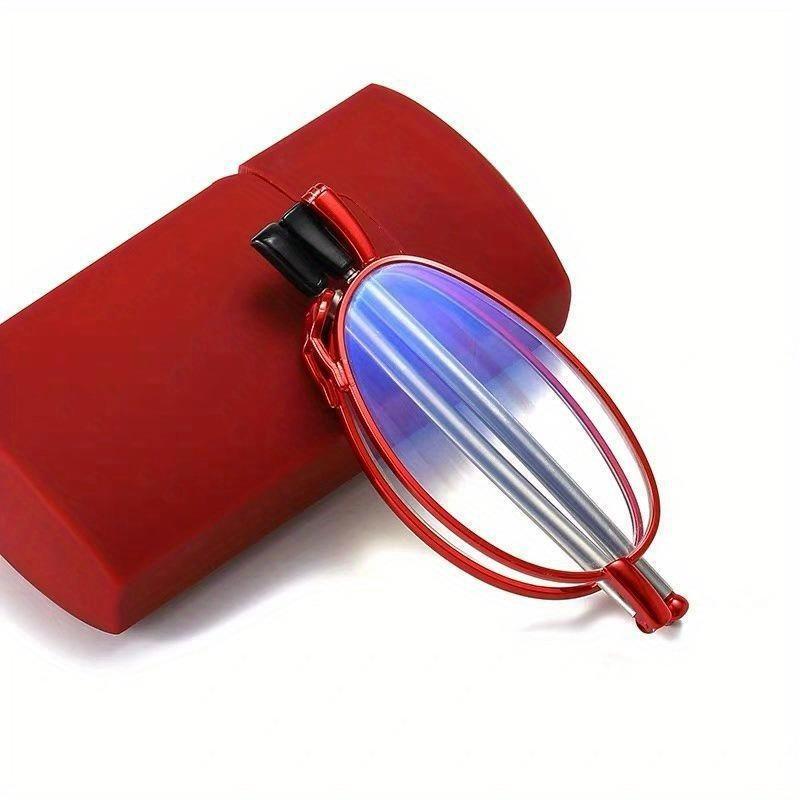 2 Pcs Anti blue light reading glasses lightweight design foldable for both men and women suitable for daily use