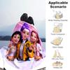 1pc Blanket Kpop Hunter7 Print Design, Lightweight Blanket for Sofa, Bed- Soft &Warm, Gift for All Seasons like Christmas, Halloween