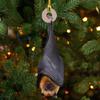 Fun Car Pendant Hanging Ornament Realistic Animal Upside-Down Opossum Rearview Mirror Hanging Decor Accessories