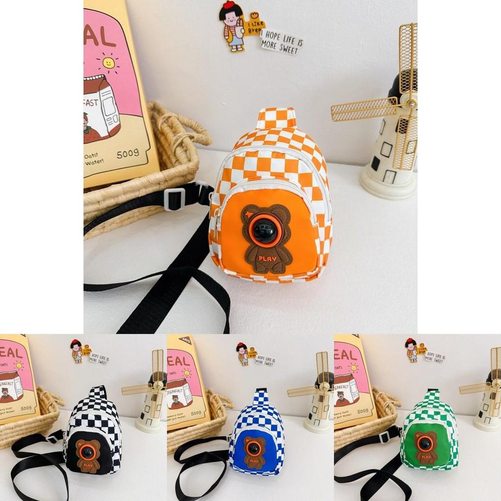 Stylish And Cute Bright Light Bear Children's Backpack For Boys And Girls In Various Colors