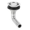 Marine Flush Mount Fuel Gas Tank Vent 316 Stainless Steel Vent Hose Fitting 90 Degrees  Connector 16mm