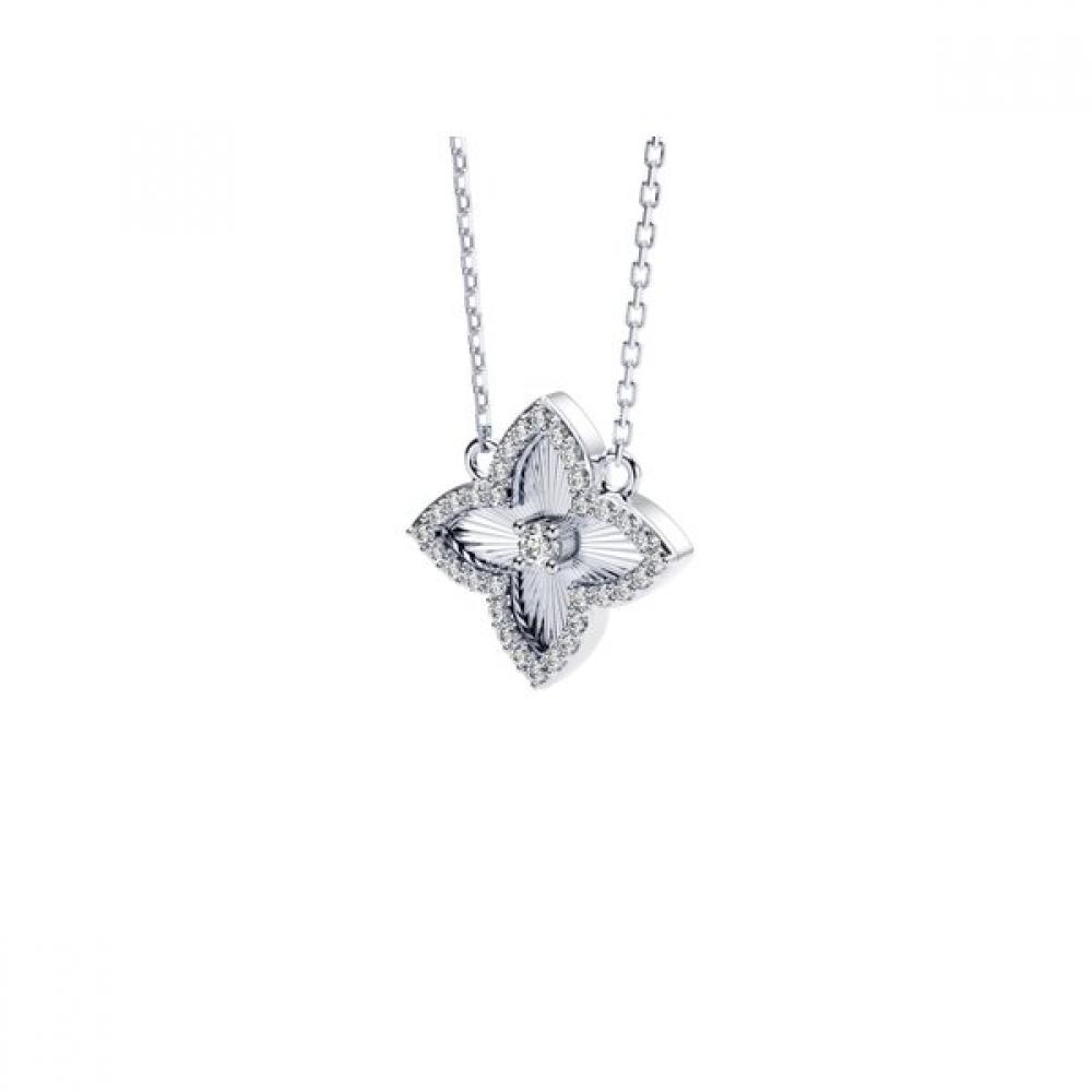Iceball Clover Necklace