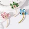 Elegant Pearl & Enamel Lotus Brooch Pin - Classic Chinese Style Accessory
