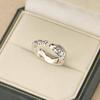 Simple Vintage Adjustable Ring Zinc Zinc Alloy Retro Open Ring Niche Fish Shaped Ring  Unisex