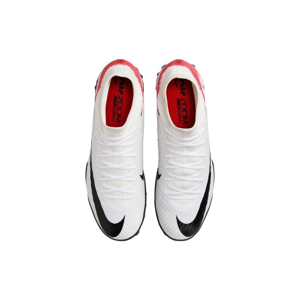 Nike Zoom Mercurial Superfly 9 Academy TF Ready Pack Unisex Sneakers White Bright-Crimson Black DJ5629-600
