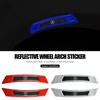 For Benz Car Reflective Sticker Wheel Eyebrow Carbon Fiber Anti-collision Warning Accessories AMG VIANO GLB GLC GLE GLK W108