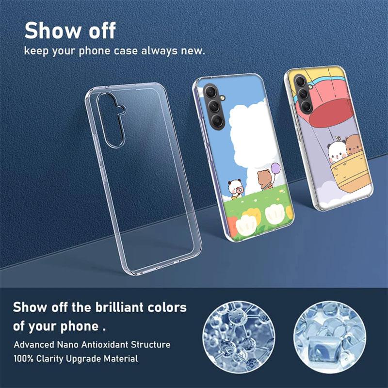Cute BuBu DuDu Phone Case for Samsung A17 A37 A57 A07 A16 A26 A36 A56 A06 A02S A12 A22 A32 A52S A04S A14 A24 A34 A54 A03 A13 A33