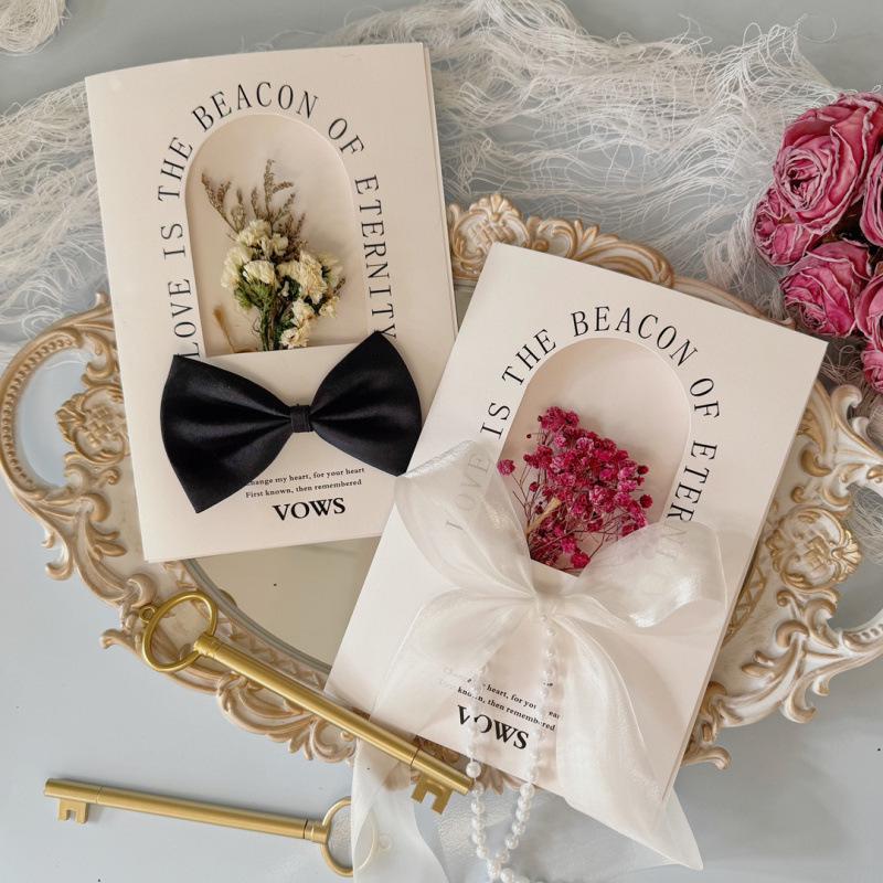Wedding Vow Booklet: Bride and Parents' Speech Cards