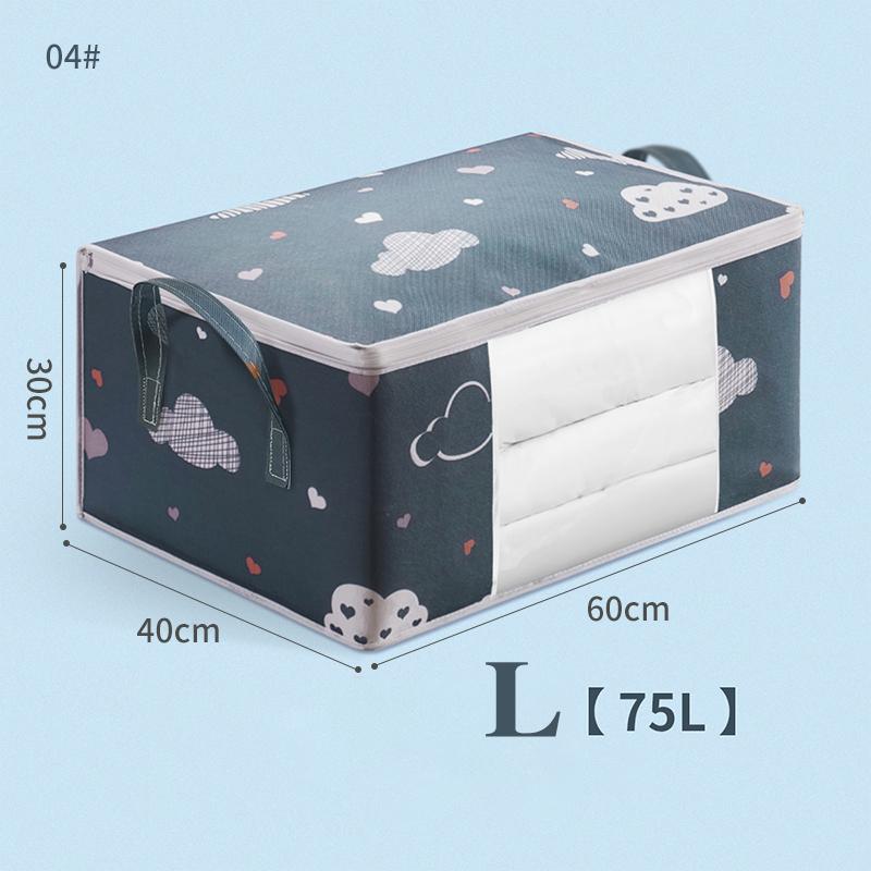 Foldable Storage Box Clothing Organizer Moving Extra Large Oxford Folding Boxes High Capacity Home Organization