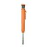 Metal Deep Hole Woodworking Pencil with Quick-Drying Graphite Lead and Push-Button Design
