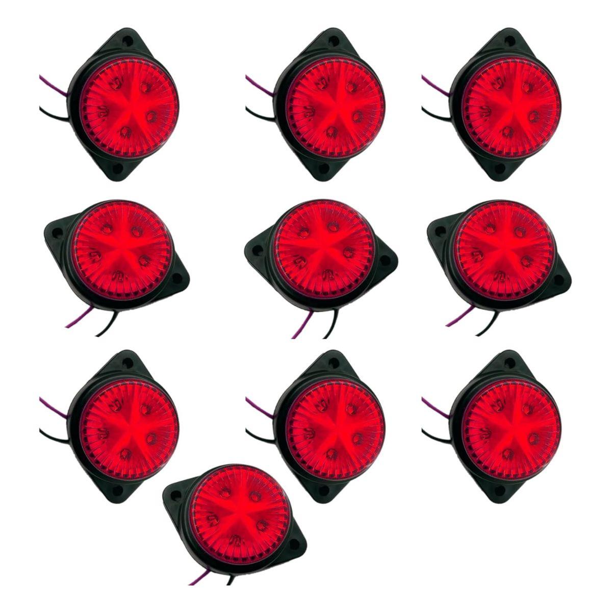 

10PCS led 12V Waterproof Trailer Marker Light semi trucks Marker lights Universal Fit