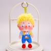 Creative Happy Plush Keychain With Polyester Fiber For Gift And Decoration