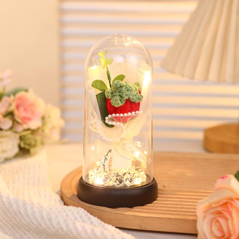 Rose Bouquet Night Light – Ideal Birthday Gift for Women, Friends, or Classmates