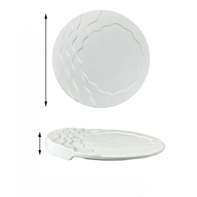 

Белая керамическая тарелка для стейков в западном стиле, обеденная тарелка, тарелки для суши, тарелки для сашими, десертные тарелки, блюдо для димсамов, столовая посуда, фруктовая салатница