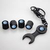 5pcs Metal Car Wheel Tire Valve Caps Case Tools Included For Volkswagen VW GTI Golf Polo Passat CC Tiguan T-ROC Jetta Taigo MK3 zf9