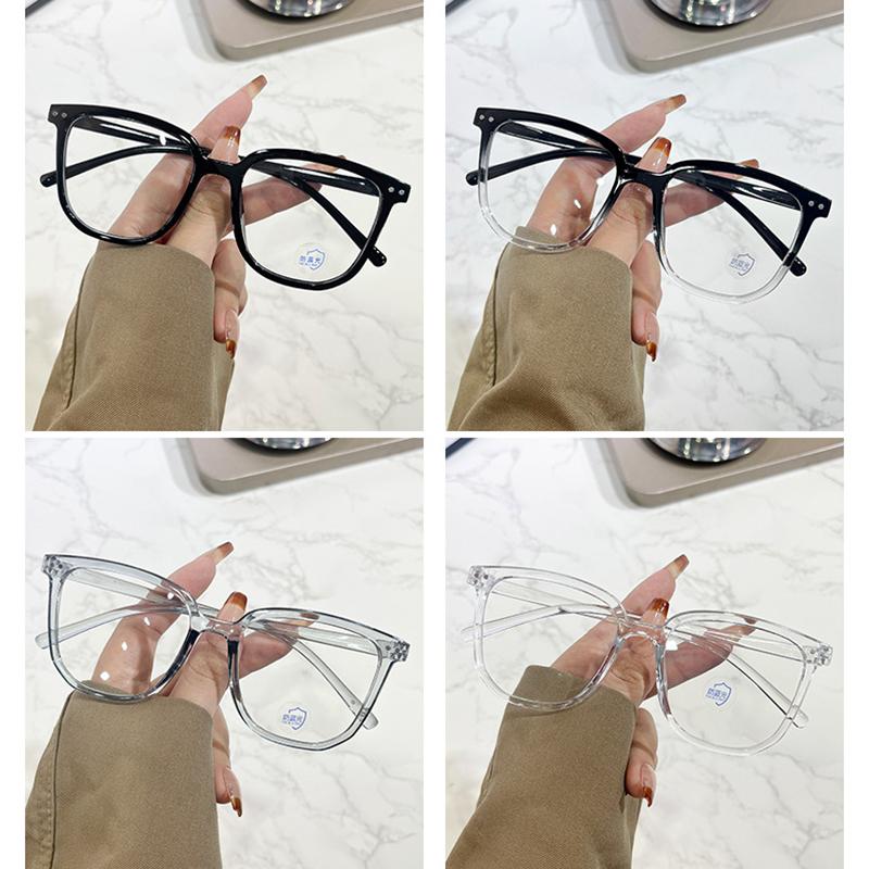 Квадратные очки Сверхлегкие прозрачные очки с защитой от синего света Плоские очки — фото 5