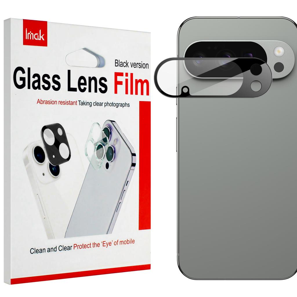 IMAK For Google Pixel 10 Pro Camera Lens Protector Tempered Glass HD Clear Lens Film (Black Version)