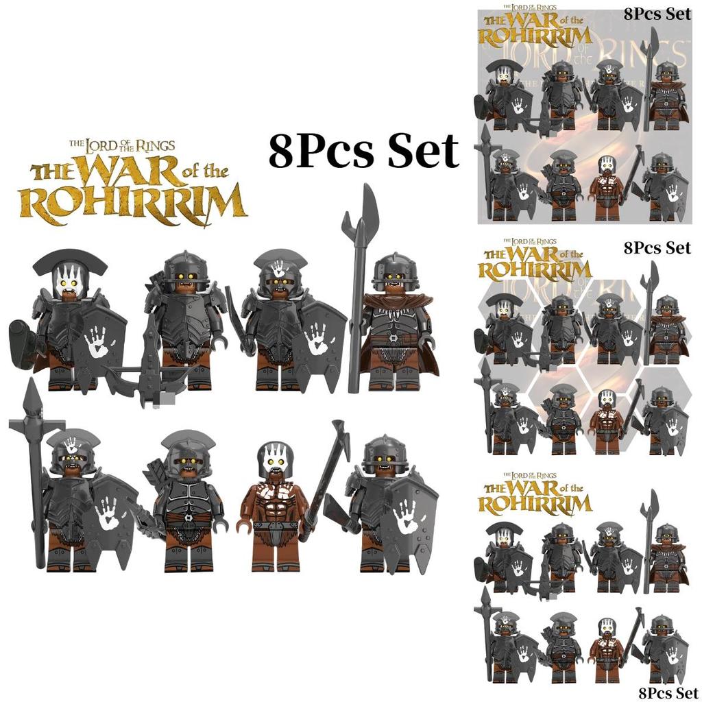 Kt1033 Magic Lord Mini Figure Series Powerful Orc Xp254-261 Children's Educational Building Toy