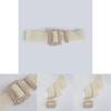 Artificial Pearl Waist Chain With Square Needle Buckle Design For Elegant Summer And Autumn Looks