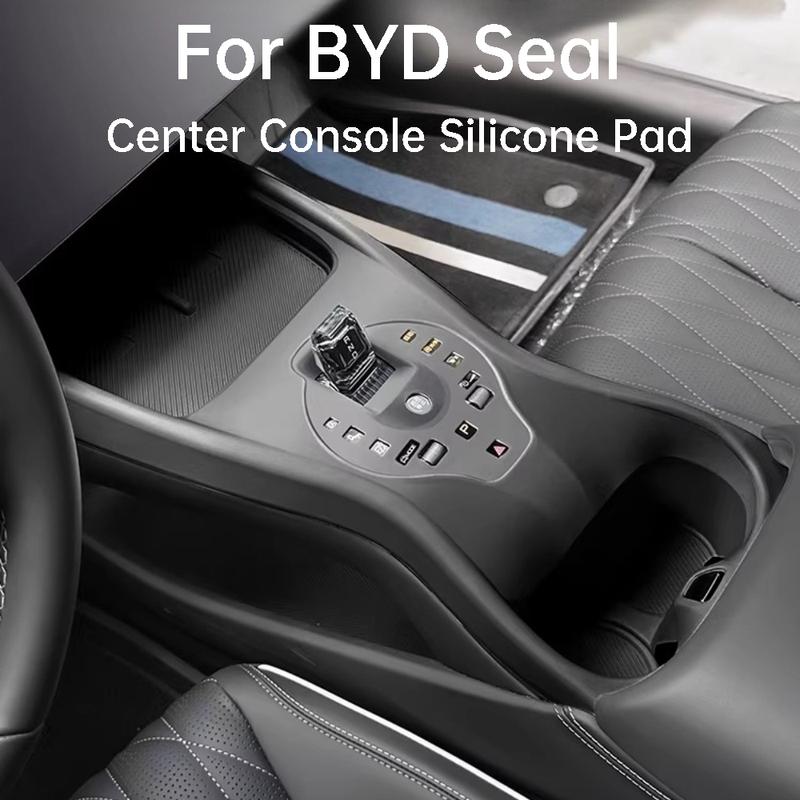 For BYD Seal Car Center Console Silicone Pad Gear Shift Anti Scratch Protection Interior Modification Accessories