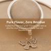 2Pcs Stainless Steel Tea Infuser Butterfly Bee Heart Plant Chain Tea Filter Mesh Ball Tea Strainer Coffee Herb Spice Diffuser