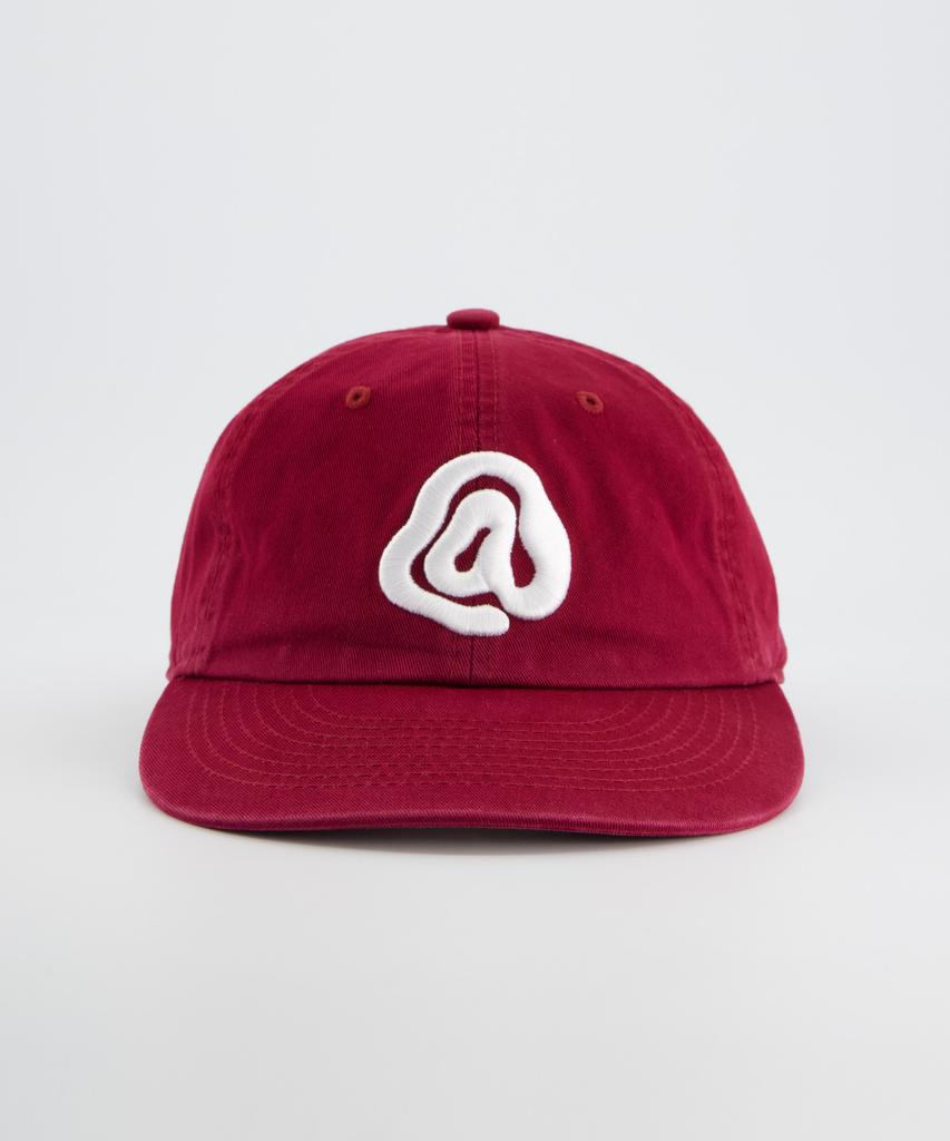 ANNOT A Symbol Logo Washed Cap Burgundy