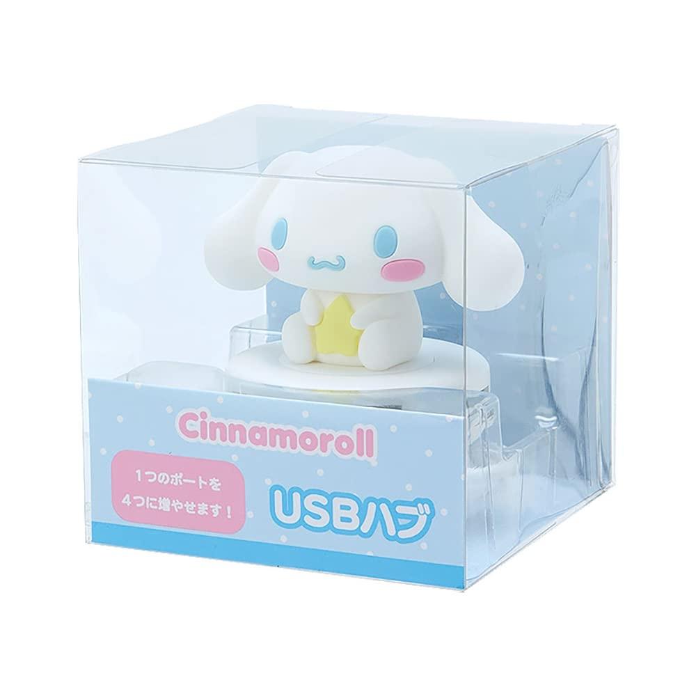 Sanrio USB Hub 4 Ports 110cm Cable Bus Power Win10 8.1 7  Mac OS X 10.9 Cinnamoroll Cinnamoroll USB2.01.1 Telework Home Remote Character 235598 SANRIO