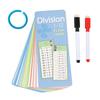 Math Flash Cards for Kids – Addition Subtraction Multiplication Division Learning Toys (Random Pen & Ring Color)