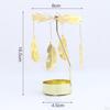 Light Rotary Candlesticks Candle Holder Decor