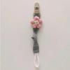 Cute Flower Dummy Nipple Holder Plastic Embroidery Pacifier Clips Baby Pacifier Chain  Newborn