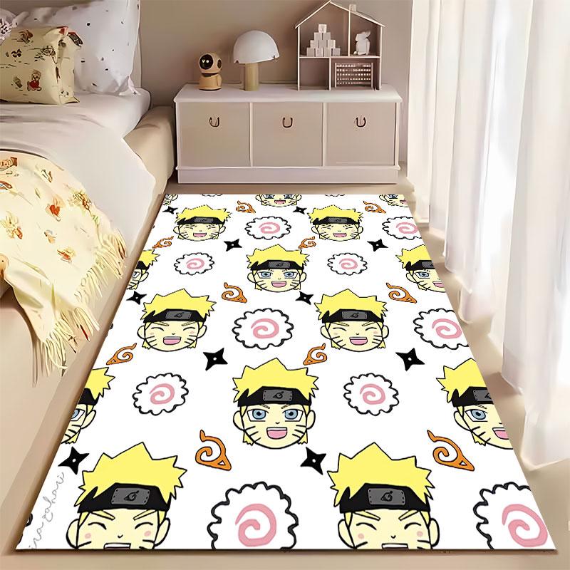 Anime Ninja Pattern Carpet Suitable As a Non-slip Mat for the Living Room or Bedroom Sofa