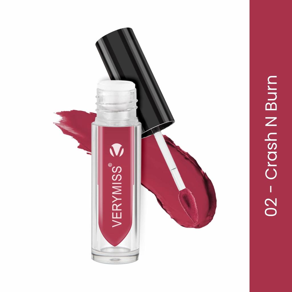 VERYMISS Retro Matte Lip Color - Crash N Burn