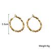 New Sequins Irregular Hoop Earrings Gold Color Metal Round Circles Women's Loop Earrings Rock Style Small Earrings brincos