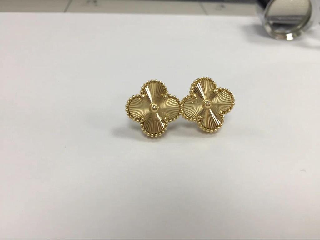 2024 Kersteditie s925 Zilveren Klavertje Vier Ketting in Rosé & Wit Goud voor Dames