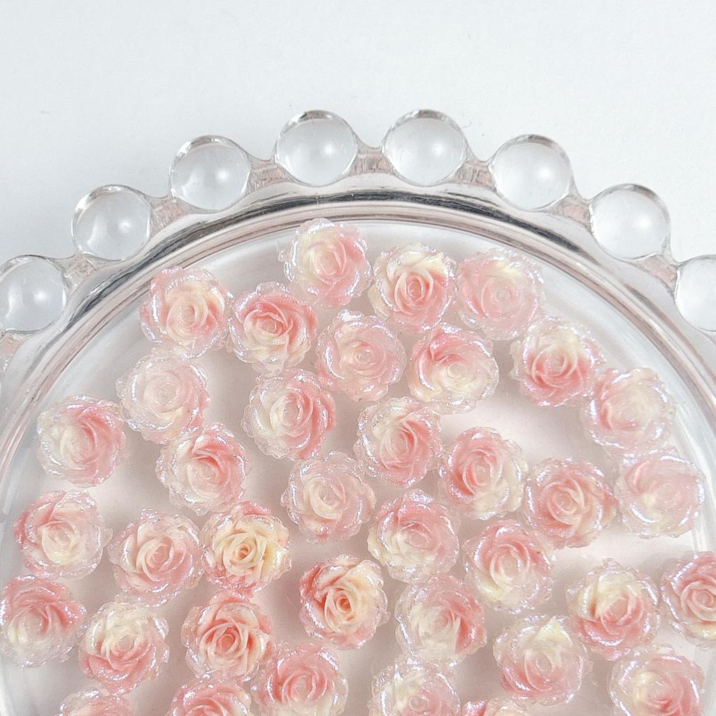 Hot-Selling Floral Color Nail Art Kit Luminous Resin Spring Fresh Nail Art Accessories