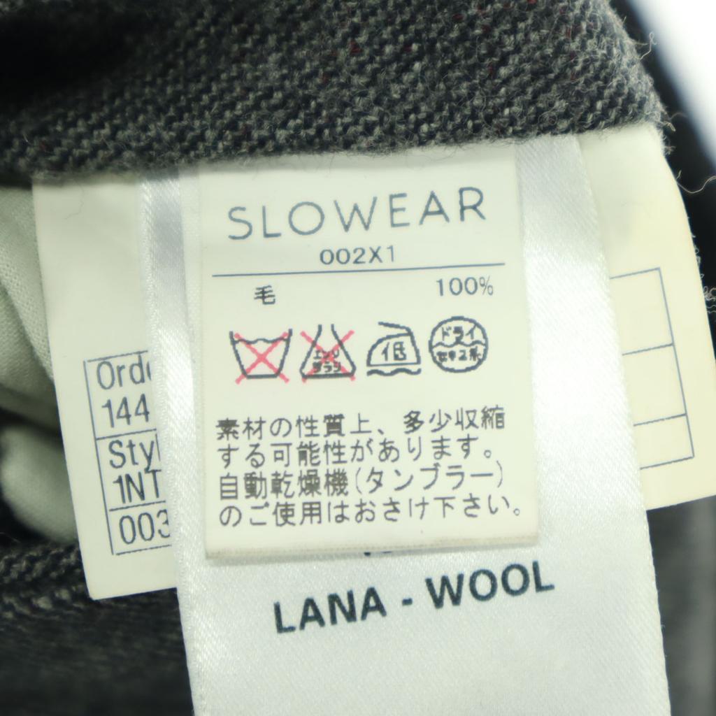 Beauty products INCOTEX SLOWWEAR wool Slacks pants 44 gray Women Used
