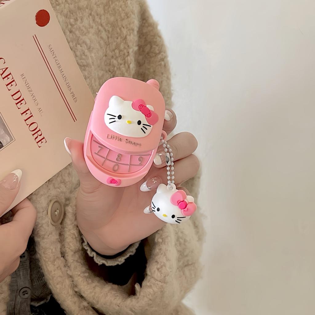 Cartoon KT cat phone AirPods Pro apple bluetooth headset case cute 1/1/1 protective case for women