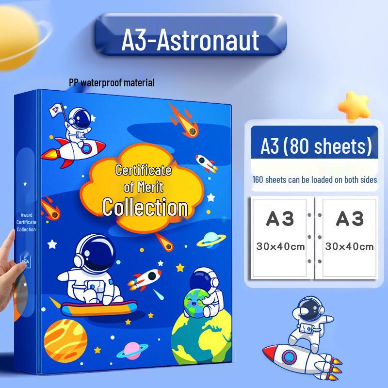 Children's A3 Art Award Display Book: Drawing and Craft Album for Kids