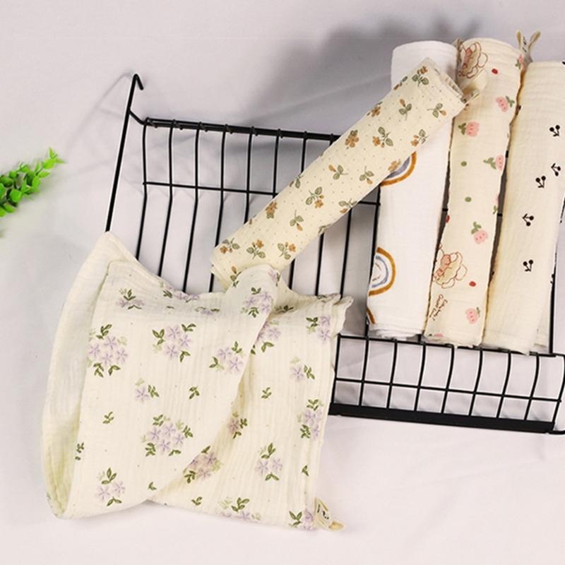 Cotton Face Towel Small Towels Soft & Absorbent Washcloth Multi-pattern Designs Face Towels for Washing & Drying Durable