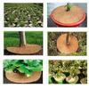 5pcs Horticultural Flowerpot Anti Grass Mat, Circular Coconut Palm Flat Mat, Tight Coconut Clothing Root Protection Breathable Pad