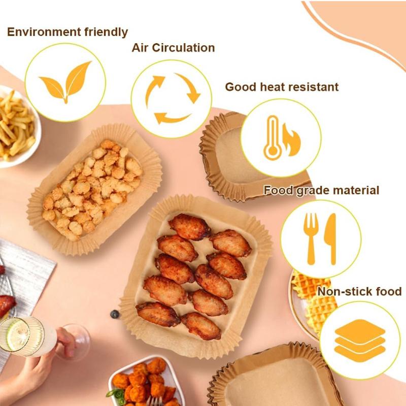 Air Fryer Liners Disposable Paper Liners Non Stick Parchment