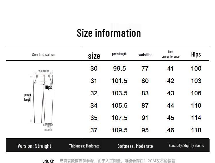 PEACEBIRD Men's Winter Straight-Leg Water Repellent Casual Pants