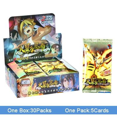 Narutoes Cards Letters Paper Card Letters Games Children Anime Peripheral Character Collection Kid's Gift Playing Card Toy