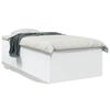 VidaXL Bed Frames White 75x190 Cm Engineered Wood, Bedroom Furniture, Bed Base, Panel Bed, Bed, 3280979