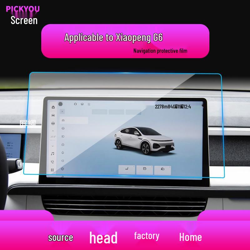 Xpeng G7, G6, G9 Protective Tempered Film for Console and Instrument Screens