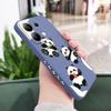 Grass Panda Phone Case For Xiaomi Redmi Note 14 13 12 12S 11 11S 10 10S 9 9S Pro Plus 4G 5G Liquid Silicone Cover