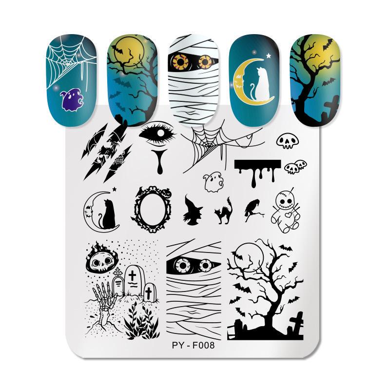 1Pcs Nail Stamping Plates Nail Art Stamp Image Template Stainless Steel Nail Art