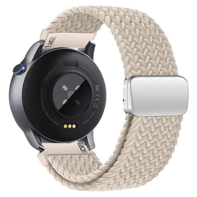Universal Woven Nylon Magnetic Buckle Watch Band for Huawei/Samsung - 18mm, 20mm, 22mm
