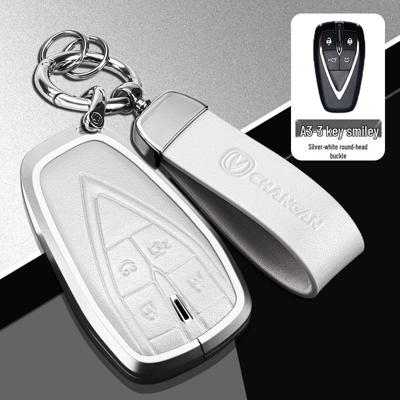 Changan Car Key Cover for Third Gen CS75 Plus, Yidong Plus, CS55, and CS35 Plus